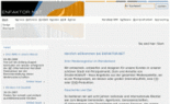 Abbildung der Startseite von Enfaktor.net
