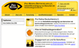 Abbildung der Startseite von Pro Retina e.V.