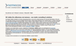Abbildung der Startseite von nemecos.net
