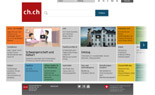 Abbildung der Startseite von ch.ch
