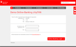 Abbildung der Startseite von Demo Online-Banking der Internet-Filiale der Sparkassen