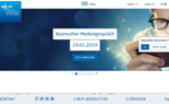 Abbildung der Startseite von Bayerische Landeszentrale für neue Medien (BLM)